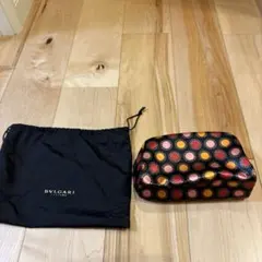 BVLGARI ドット柄ポーチ 収納袋付き　新品