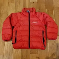 mont-bell Kid's 100 ダウンコート レッド