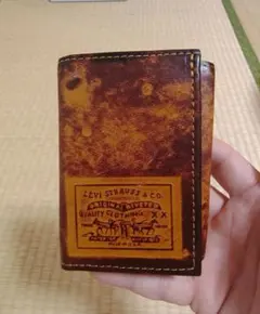70s リーバイス オレンジタブ レザー ウォレットのサムネイル