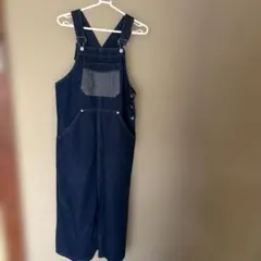 デニム ジャンバースカート　ロング