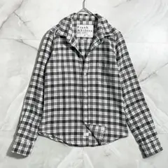 A15806 美品 フランク&アイリーン×ロンハーマン 開襟フランネルシャツ