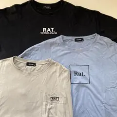 RAT EFFECT 長袖カットソー 3枚セット 激安 160 通学 韓国