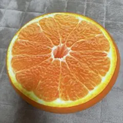 オレンジ、キウイスライスデザインクッション