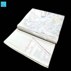 【美品】六通柄袋帯　有職文様　金銀糸　振袖　黒留袖　色留袖　訪問着　フォーマル