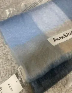 新品未使用　Acne Studios モヘアチェックスカーフ　マフラー