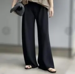 【美品】AP STUDIO 38 コン エラスティックパンツ