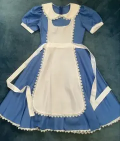 不思議の国のアリス　青いエプロン付きドレス