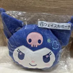 サンリオキャラクター♡クロミちゃんフェイス形ポーチ