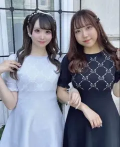 evelyn リボンニットOP エブリン　ワンピース