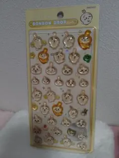 ボンボンドロップシール　うさぎ