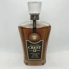 未開栓・古酒】サントリー ウイスキー クレスト 12年 700ml - メルカリ