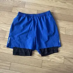 ランニングパンツ インナー付き ブルー