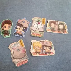 鬼滅の刃 キャラクターシール 6枚セット