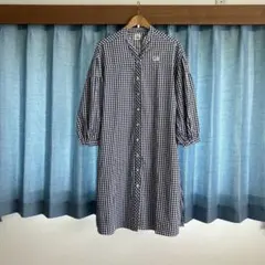 Lee チェック柄 授乳服ワンピース