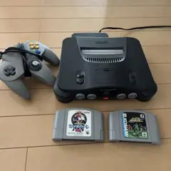 NINTENDO64 本体　コントローラー1個 ゲームソフト2本