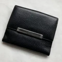 GUCCI グッチ 二つ折り財布 ブラック レザー