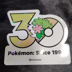 韓国限定　ポケモン　ポップアップ　30周年ステッカー　シェイミ ♡*➷様 韓国限定 シェイミ ポケモン ステッカー 30周年 メガフェスタ