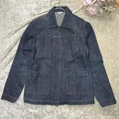 ★美品【Sexna dical】デニムジャケット Gジャン　Lサイズ ネイビー