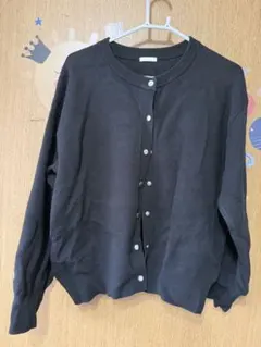 미사용 GU 블랙 가디건 XL