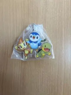 ポケモン 旅立ちの3匹アクリルスイング ナエトル＆ヒコザル＆ポッチャマ