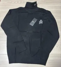 SALON EXPRESS ブラック タートルネック L