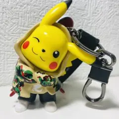 キーホルダー　ポケモン　ピカチュウ　ラバーリール　キーホルダー