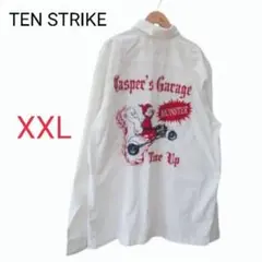 【美品】TEN STRIKE キャスパー ガレージ 長袖 シャツ XXL レア