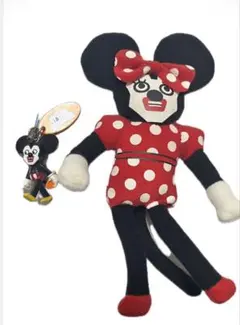 キュービックマウス ミニー ミッキー ぬいぐるみ キーホルダー