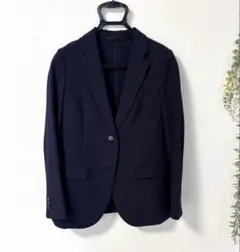【美品しつけ糸あり】感動ジャケット M ネイビー