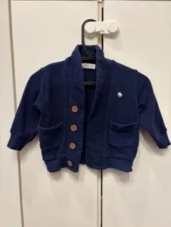Polo Baby ネイビー カーディガン 70