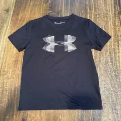 アンダーアーマー　キッズ　黒 Tシャツ　YMD