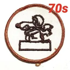 ビンテージ 70s スヌーピー ボーイスカウト ワッペン ミッド 