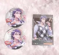 ぷ*す様 ヒプノシスマイク 中国缶バッジ カード 躑躅森盧笙