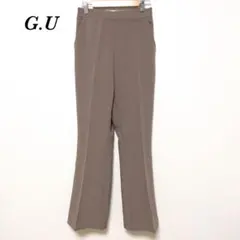 GU ジーユー ブラウン M イージーパンツ ウエストゴム レディース gu