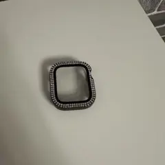 Apple Watch ケース ラメ ストーン付き 黒　41mm