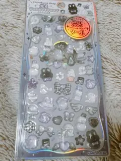 光るジュエルプチドロップ ストーン付き 正規品 カミオジャパン 白黒 しろくろ