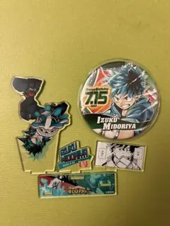 僕のヒーローアカデミア 緑谷出久バースデーグッズ 缶バッチアクスタ2点セット