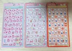 【しまむら】正規品　サンリオ　ボンボンドロップシールミニ　3点