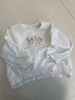 コトリ　白　襟付き　動物シリーズ　110