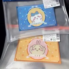 ちいかわ　うさぎ　ハチワレ　フラットポーチセット　新品未使用　２点セット