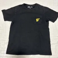 UNIQLO ポケモン Tシャツ 130サイズ 黒