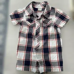 Old Navy ベビー ロンパース チェック柄 0-3Mのサムネイル