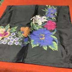 レディース春物タイシルク大判スカーフ