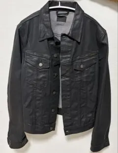 ヌーディージーンズ　デニムジャケット　ブラック