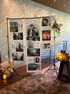 ウェディングタペストリー　結婚式　ウェルカムスペース　ブライダル