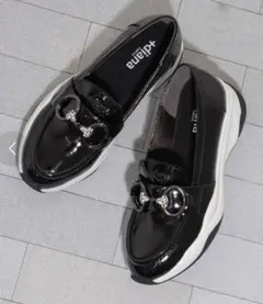 ★最終値下げ★ ➕diana 黒エナメルローファー