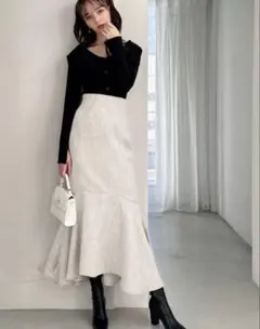 【新品・タグ付き】GRL S ツイードマーメイドスカート gc158