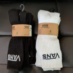 VANS ソックス 6足組 ブラック ホワイト セットのサムネイル