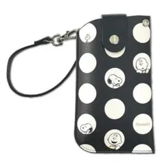 スヌーピー　SNOOPY　フラットメガネケースドット