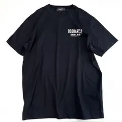 大きめサイズ美品⭐️DSQUARED2 ロゴTシャツ XXL ブラック